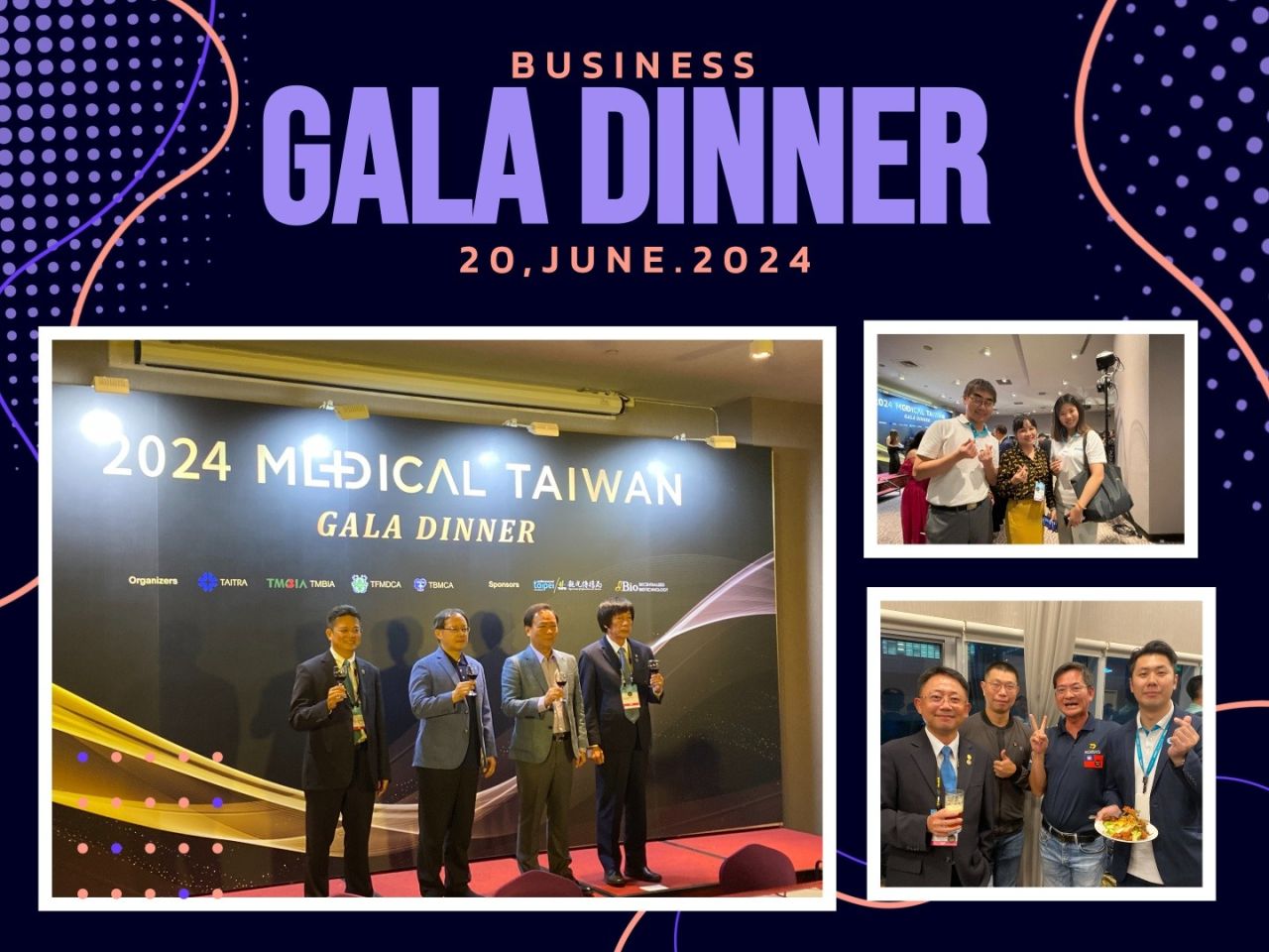 MedicalTaiwan2024 : Una noche de celebración y colaboración